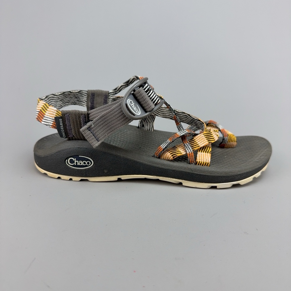 Chaco ZX/2 Cloud Sandals Womens Size 7 Black Strappy Adjustable Sport Hiking